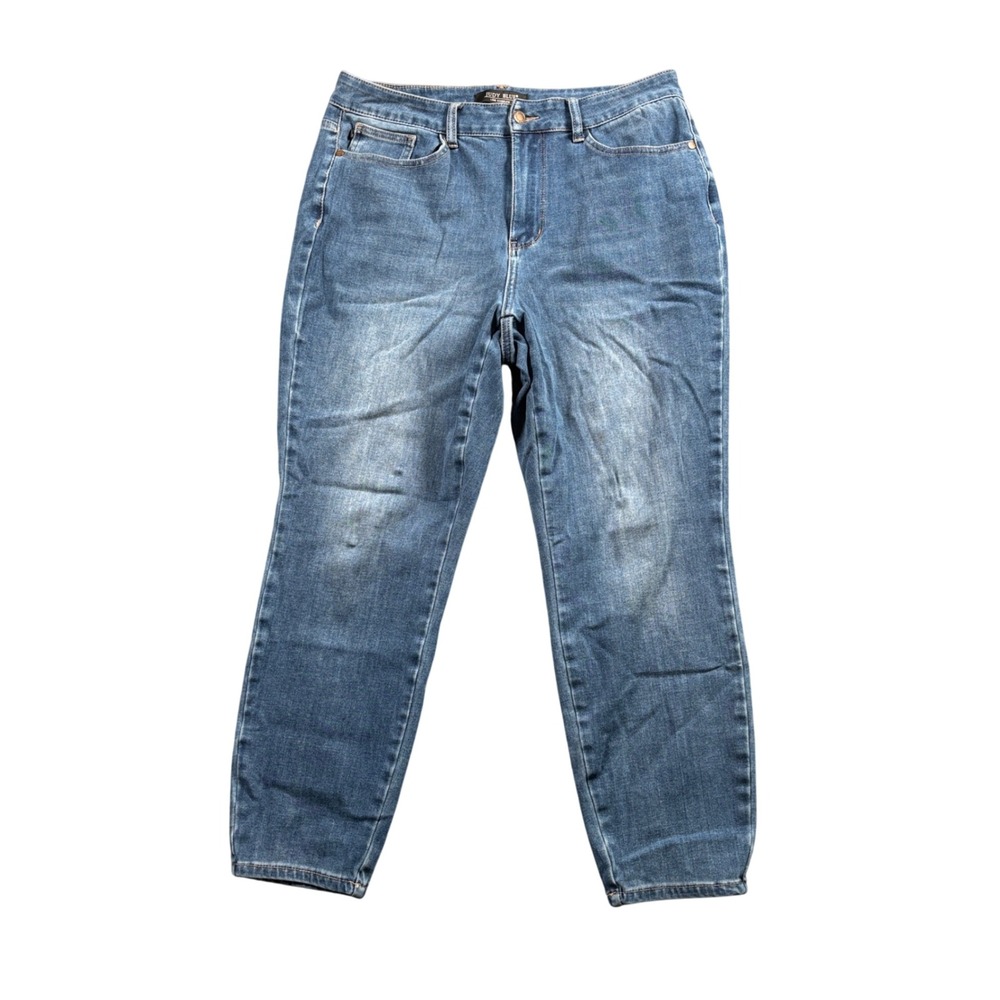 Y2K Judy Blue Skinny Jeans Women's 14W Blue High Rise Stretch Denim